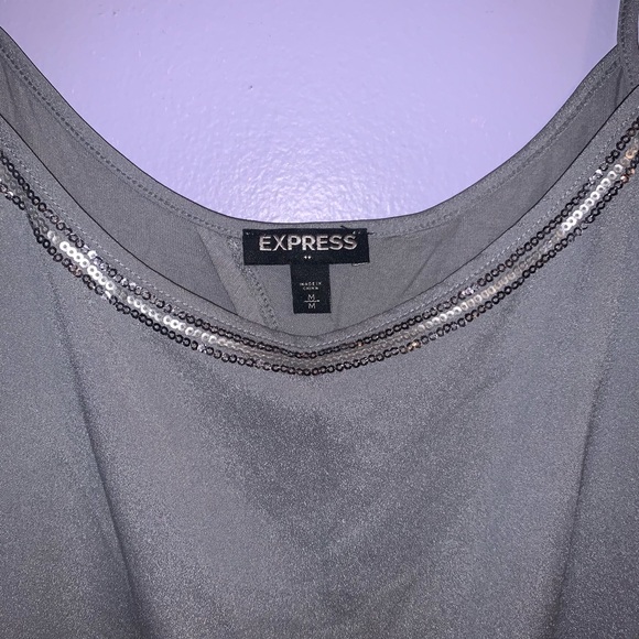 ****Dusty blue sequined top**** - Picture 2 of 5